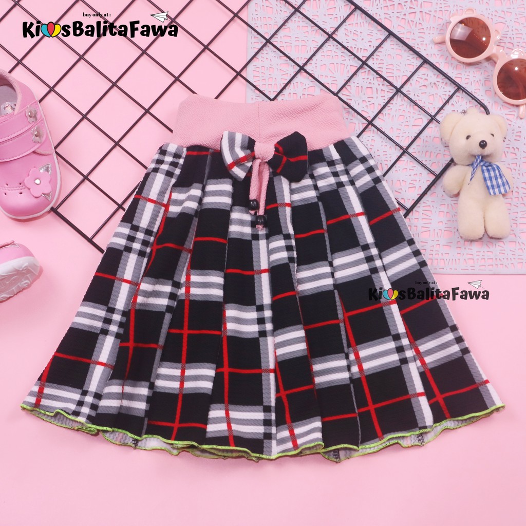 Rok Cassie uk. 3-4 Tahun / Rok Anak Perempuan Murah Skirt Pendek Polos Grosir Pakaian Fashion Import