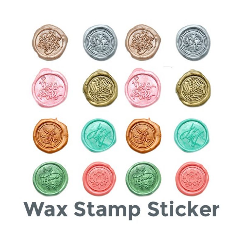 

STICKER AESTHETIC ala WAX SEAL STAMP TEMPEL KOIN ENVELOPE