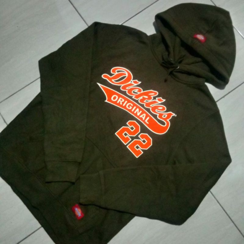 Hoodie Dickies Ijo Army