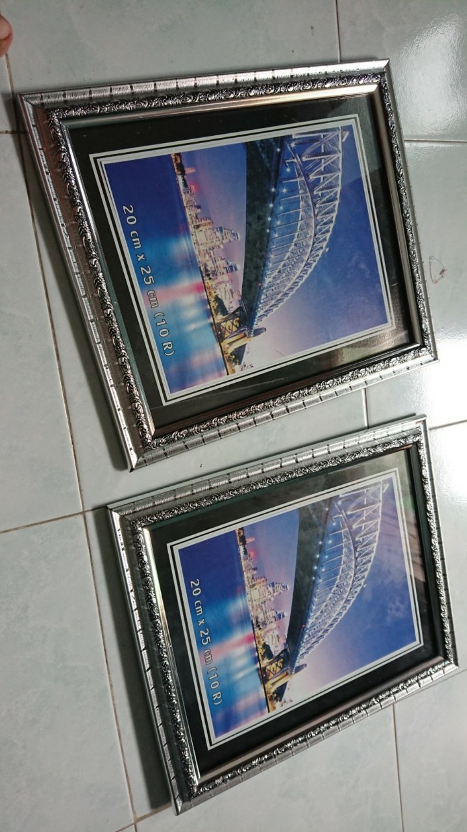 Pigora Bingkai Foto Frame Photo Pigura Minimalis 10r List 11r Full 25x30cm Plus Kaca