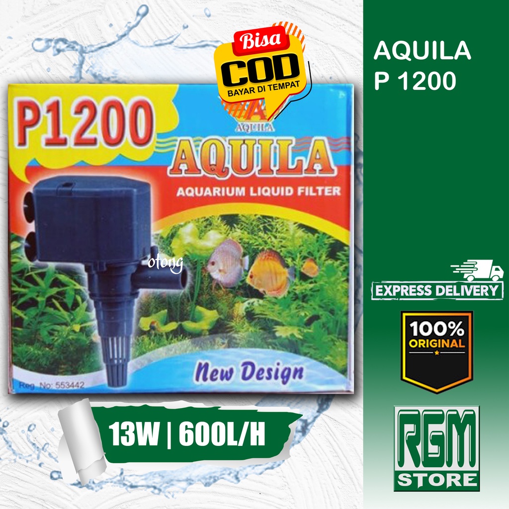 Aquila P1200 P 1200 power head mesin pompa celup aquarium aquascape murah