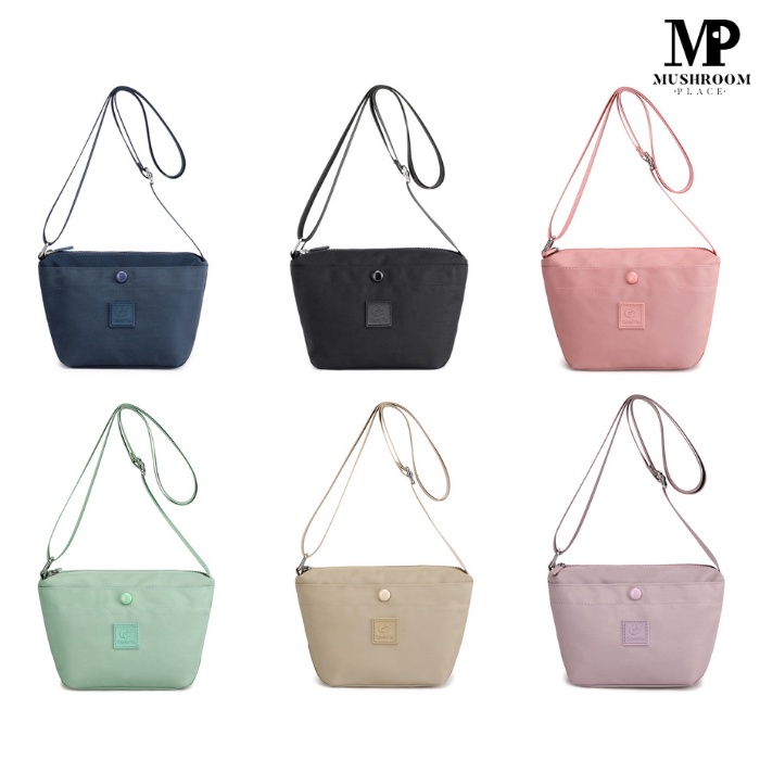 Tas Slempang Kecil Wanita Import | Sling Bag Lucu Polos Remaja Perempuan Korea | Slingbag Nilon Cewek Waterproof Colourful Colorful Fox CF436