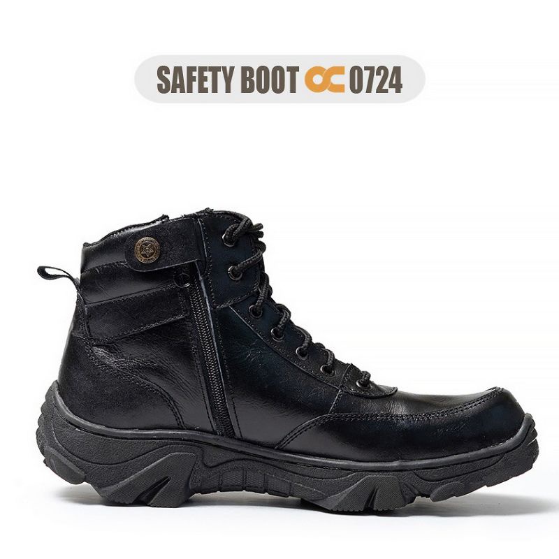 BOOT SAFETY OC-0724,SEPATU KULIT ASLI PRIA ODON CIBADUYUT