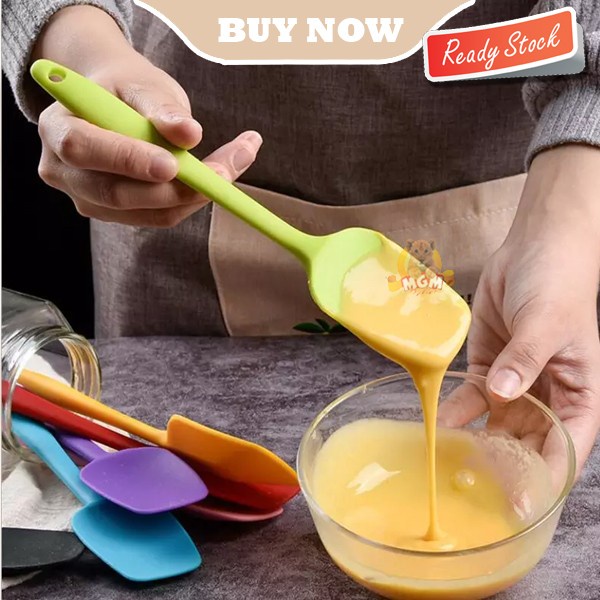 Spatula SENDOK FULL silikon 27cm Silicone warna Tahan Panas Heat Resis