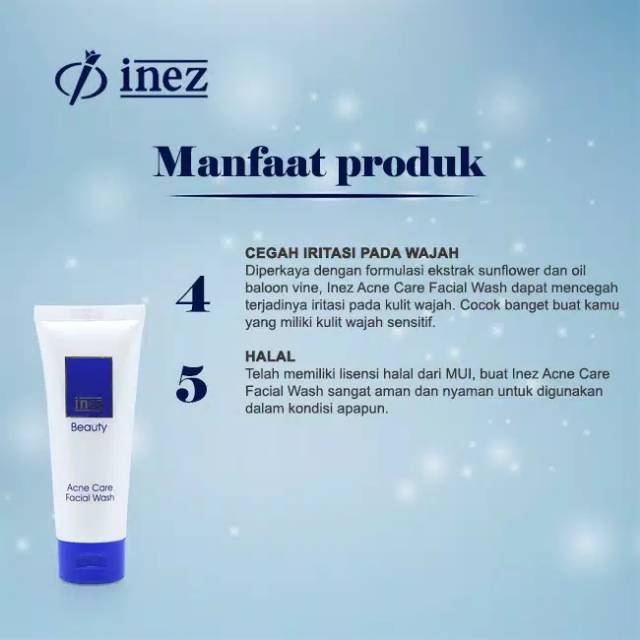 ❤️GROSIR❤️ INEZ Acne Care Facial Wash