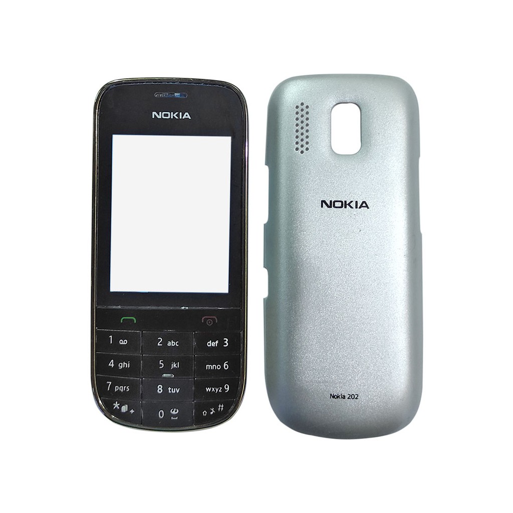 CASING NOKIA 202 / NOKIA 203 KESING + BACK COVER / WARNA RANDOM