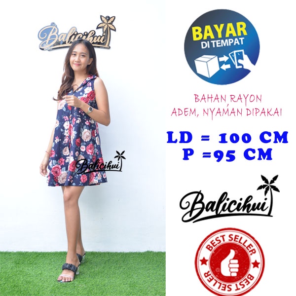 Balicihui Dress Lucy Dress Wanita Dress Pendek Wanita Dress Bali Trendy Nyaman