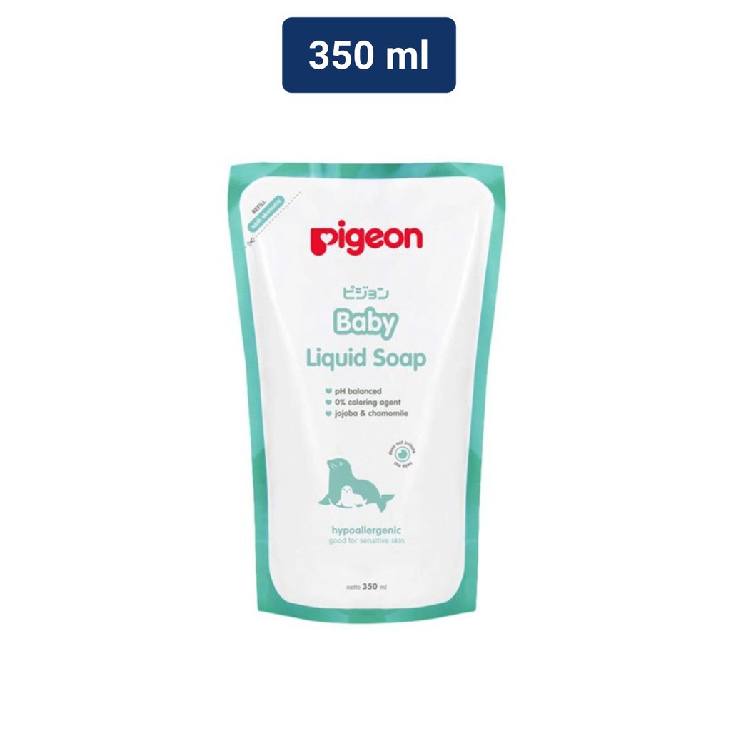 PIGEON  MURAH SABUN CAIR BAYI / BABY WASH / SHAMPOO 600ML  REFILL BABY BATH / LIQUID SOAP 350ML