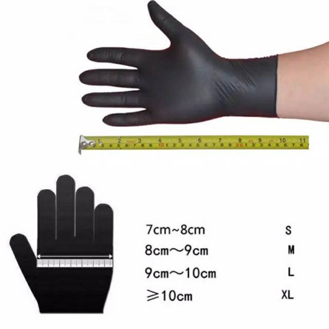 Sarung Tangan Karet 2pcs  / Nitrile Examination Gloves