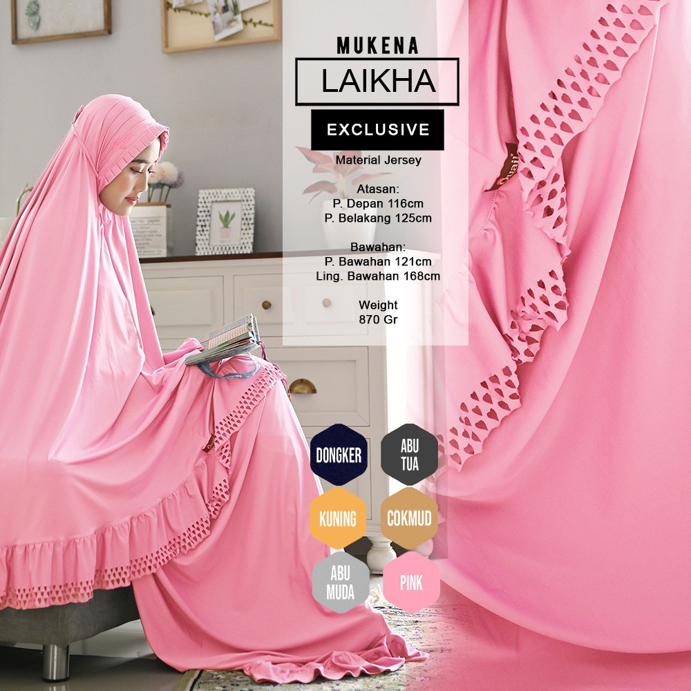 Restock Laikha Mukena~Mukena Quail Hijab
