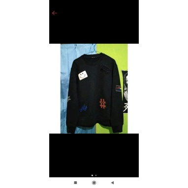 Crewneck Wanita/Pria Second Merk Design United Original