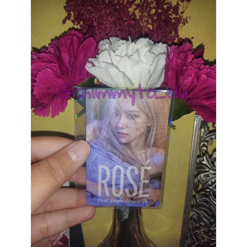 [BOOKED RARE] VIBE CARD ROSE FIRST SINGLE ALBUM
