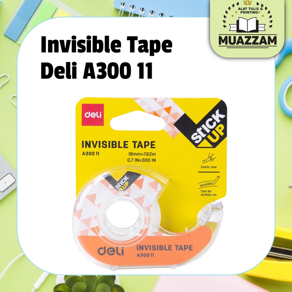 

DELI Dispenser Tape Isolasi Transparan EA30011