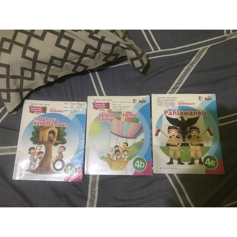 Buku Tematik Kelas 4 - Bekas/Preloved Erlangga