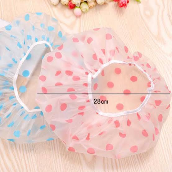 SHOWER CAP TEBAL/TOPI MANDI ANTI AIR WATERPROOF