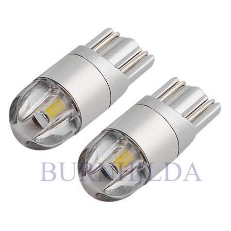 Lampu Mobil Headlight LED T10 W5W 2 SMD 3030 2PCS accesoris mobil burnhilda