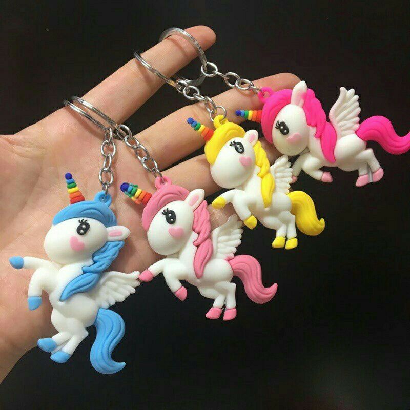 Gantungan Kunci Unicorn Ganci Kuda Poni Key Chain Karakter