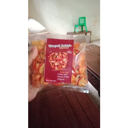 

krupuk seblak daun jeruk