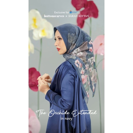 Buttonscarves x Sarah Sofyan Orchide Extended