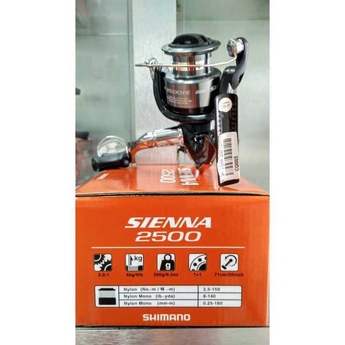 Reel SHIMANO SIENNA 2500 FE