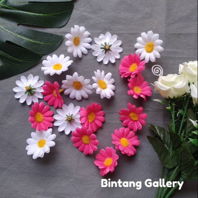 Bunga matahari mini 4 cm / Bahan mahar