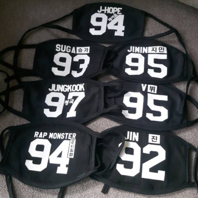 Masker kpop bts member