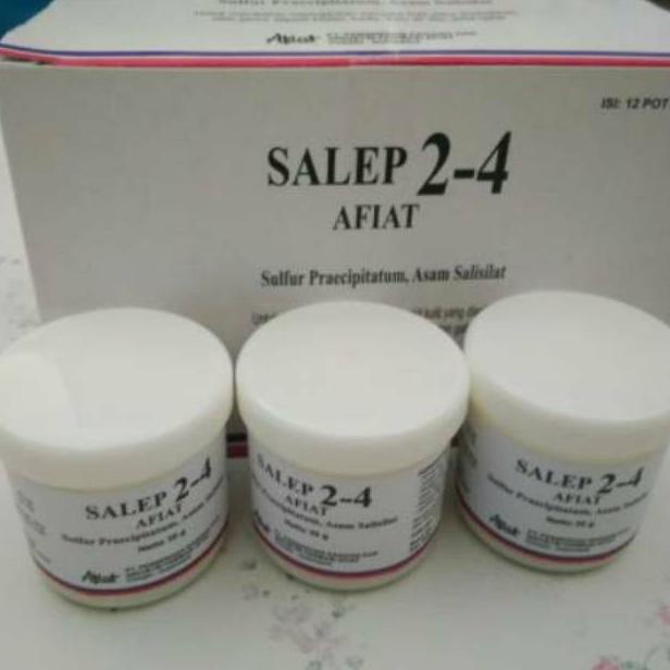 Salep 2-4 Afiat 30 Gram Box Isi 12 Untuk Kulit Kudis Dan Jamur