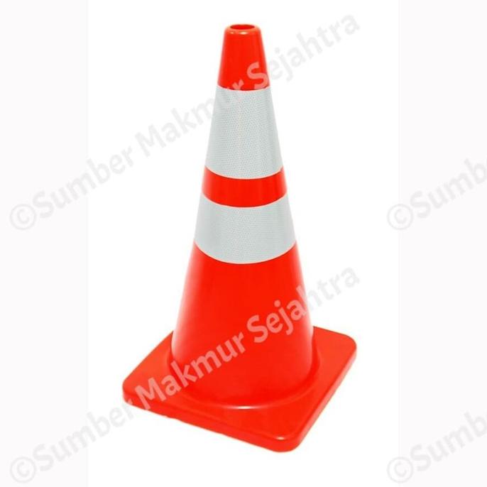 Traffic Cone Rubber / Kerucut Parkir Karet NS