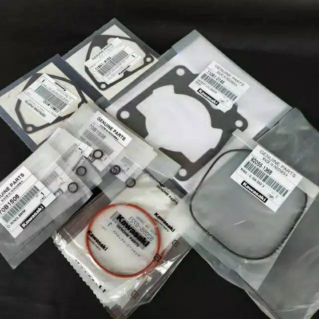 Paking blok plus oring head set plus paking super kips Ninja R RR SS original