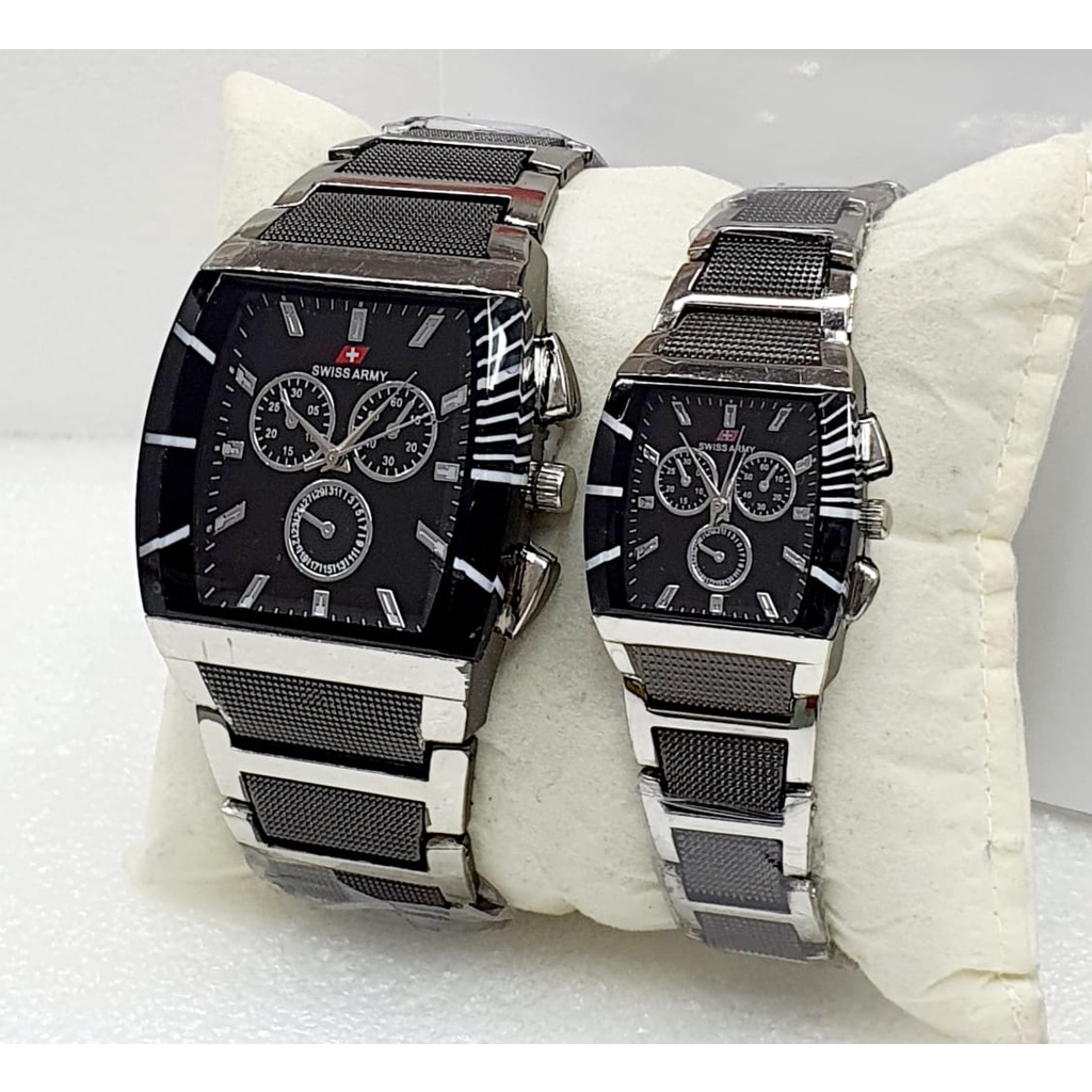 Grosiran Jam Tangan Couple Psa U9 - 4372 Analog Tali Rantai Chrono Variasi Original Garansi 6 Bulan Free Baterai Cadangan (COD)