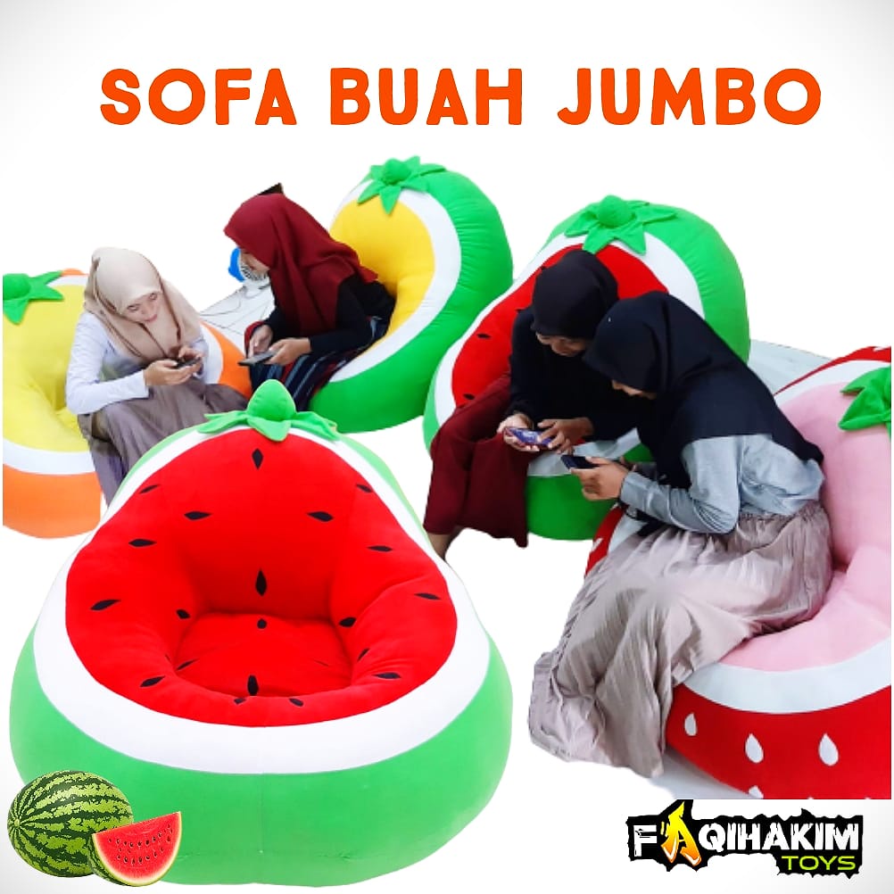 Sofa Karakter Buah Dewasa Ukuran 1m Harga Reseller Kualitas Terjamin Original