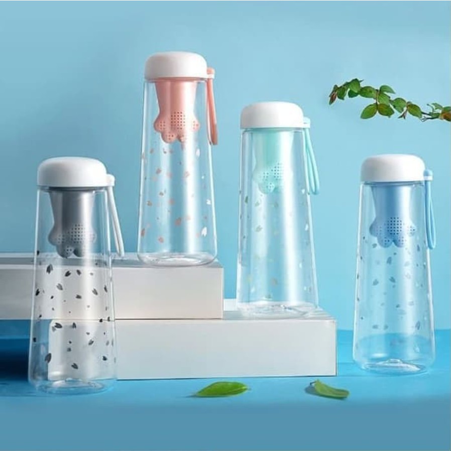 Botol Air Minum Sakura Cat 550Ml - Botol Sakura Cat H264