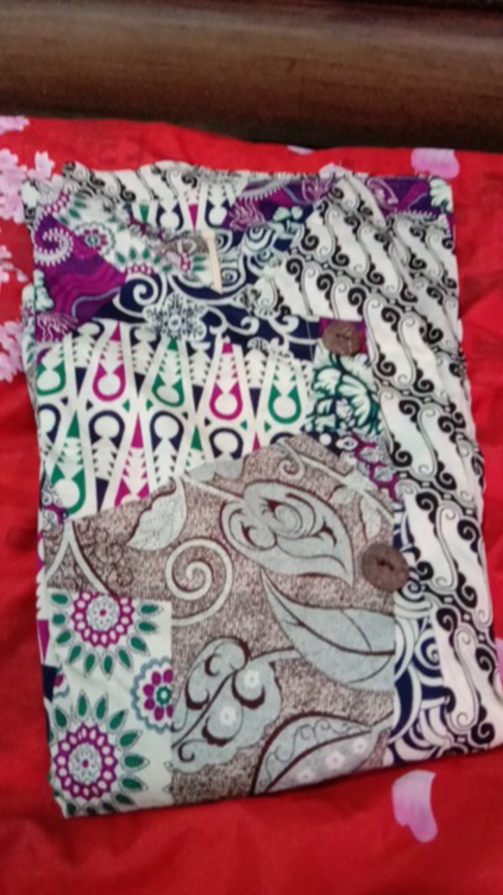 Batik Wanita - Atasan Blouse Batik Wanita Fashion 184 Size= Xxl