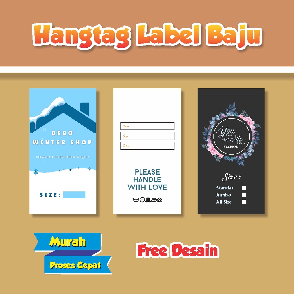 

HANGTAG Uk. 4x7,5 CUSTOM || HANDTAG MURAH || HANG TAG LABEL HANGTAG BAJU HAND TAG LABEL JILBAB