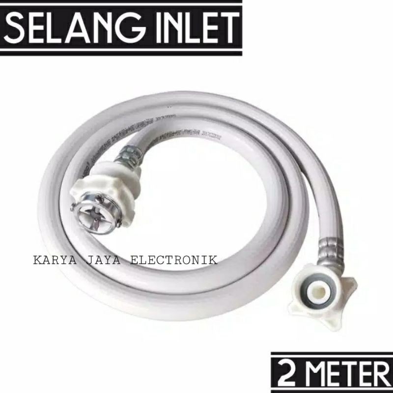 SELANG WATER INLET MESIN CUCI 1 TABUNG 2 METER / SELANG ISI AIR MESIN CUCI OTOMATIS