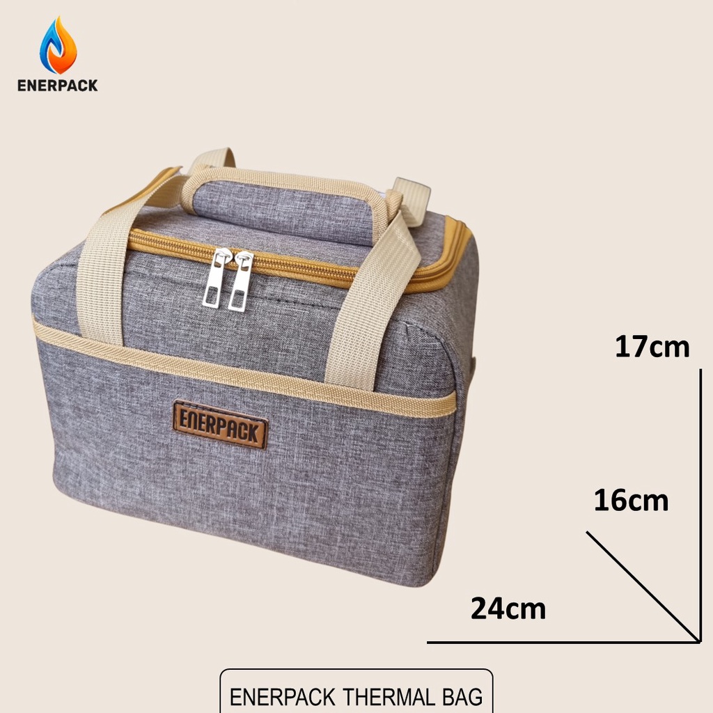 ENERPACK Lunch Bag Tas Bekal Makanan / Tas Bekal Kantor Seri EP-M