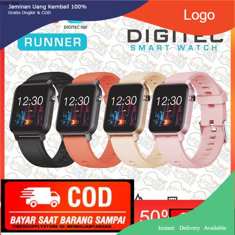 JAM TANGAN SMARTWATCH DIGITEC RUNNER ORIGINAL