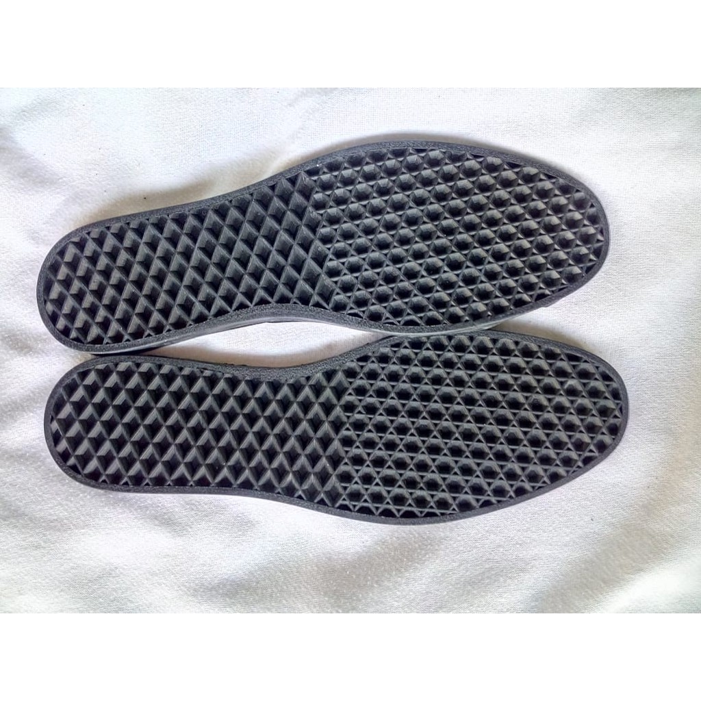outsole sol vans sneakers HITAM tapak 