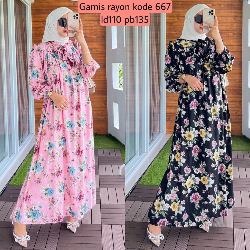 Gamis Katun Rayon Terbaru / Gamis Rubiah Terbaru / Gamis Crinkle Terbaru / Gamis Jumbo Terbaru / Mid