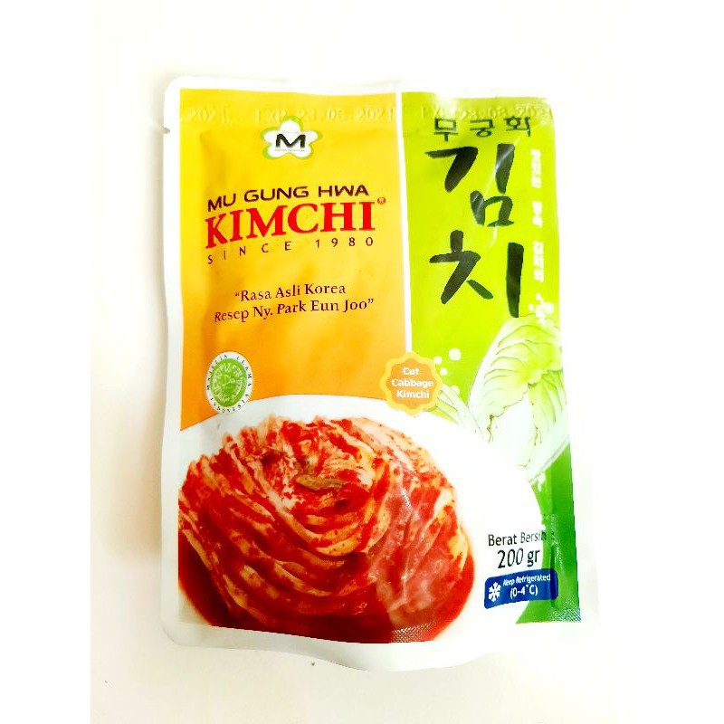 

HALAL Mugunghwa Kimchi Korea 200gr - Kimchi Sawi Korea Berlogo HALAL MUI