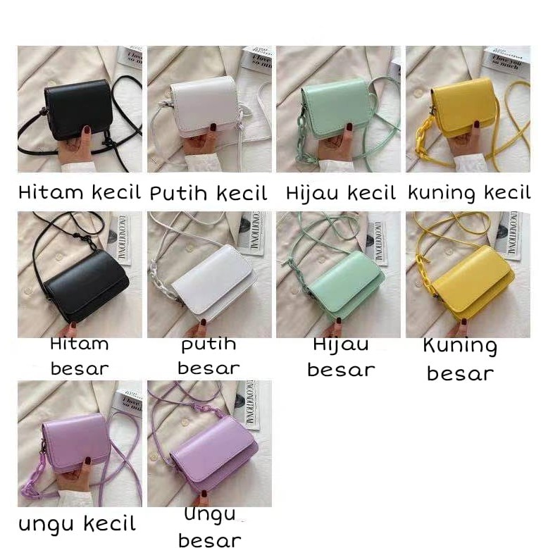 Rowling (Tas-117) SlingBag Fashion Wanita Import Terbaru Besar Dan Kecil  - Wanita Casual Selempang High Qualityy