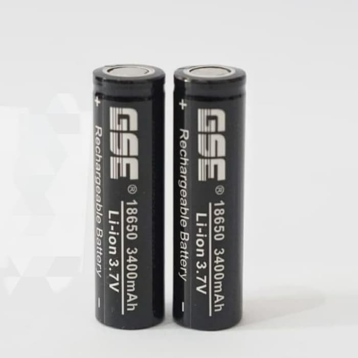 Baterai GSE Hitam 3400mAh IMR 18650