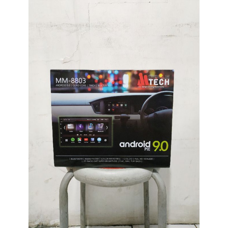 Head unit android mtech mm8803 android 9 - tv android mtech mm 8803 - android 7 inch mtech vo t3
