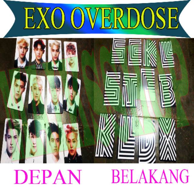 Exo Overdose Photocard