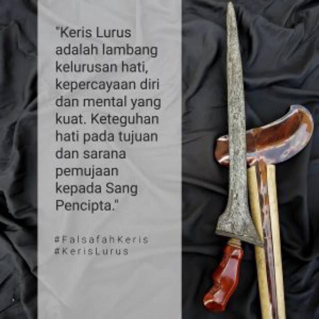 Keris Tilam Upih Corok Pamor Mrambut Kasultanan Cirebon Sepuh