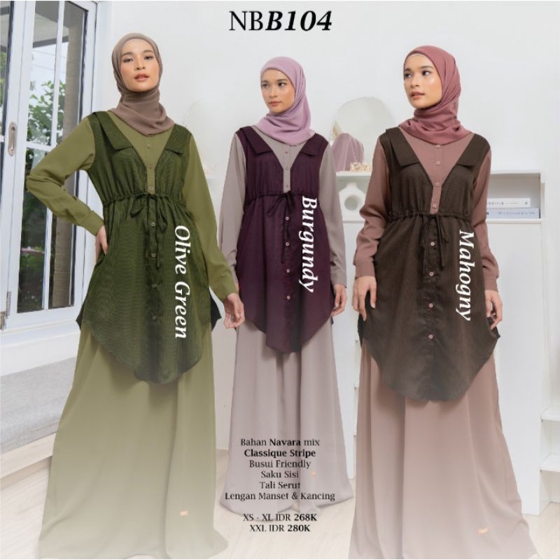 Gamis NB B104 by Nibras