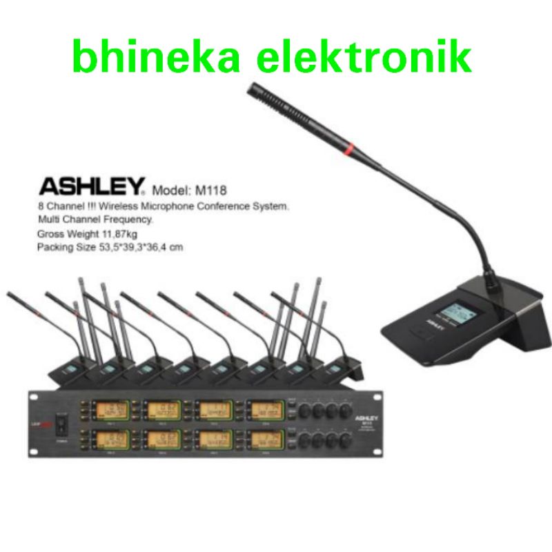 mic wireless podium ashley m118 m 118 mic conference