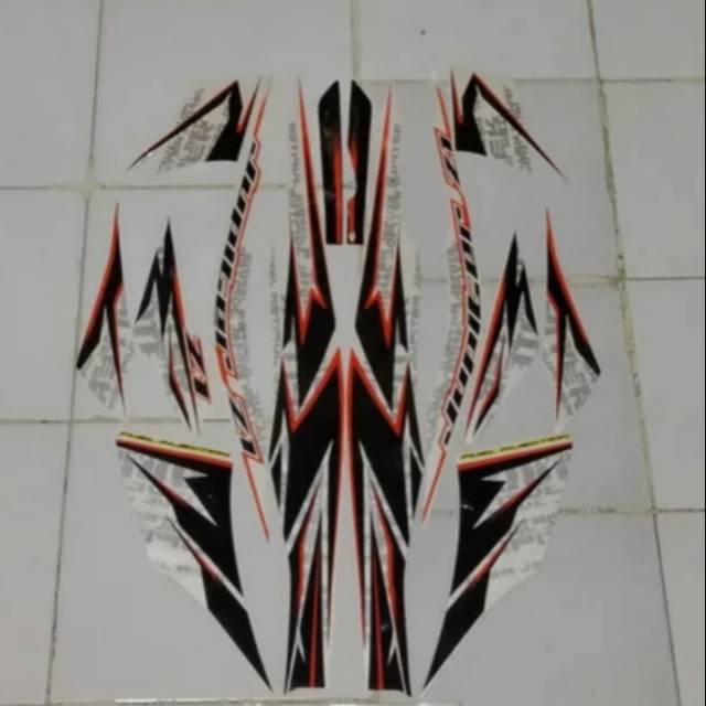 Striping jupiter z1 2014 putih orang