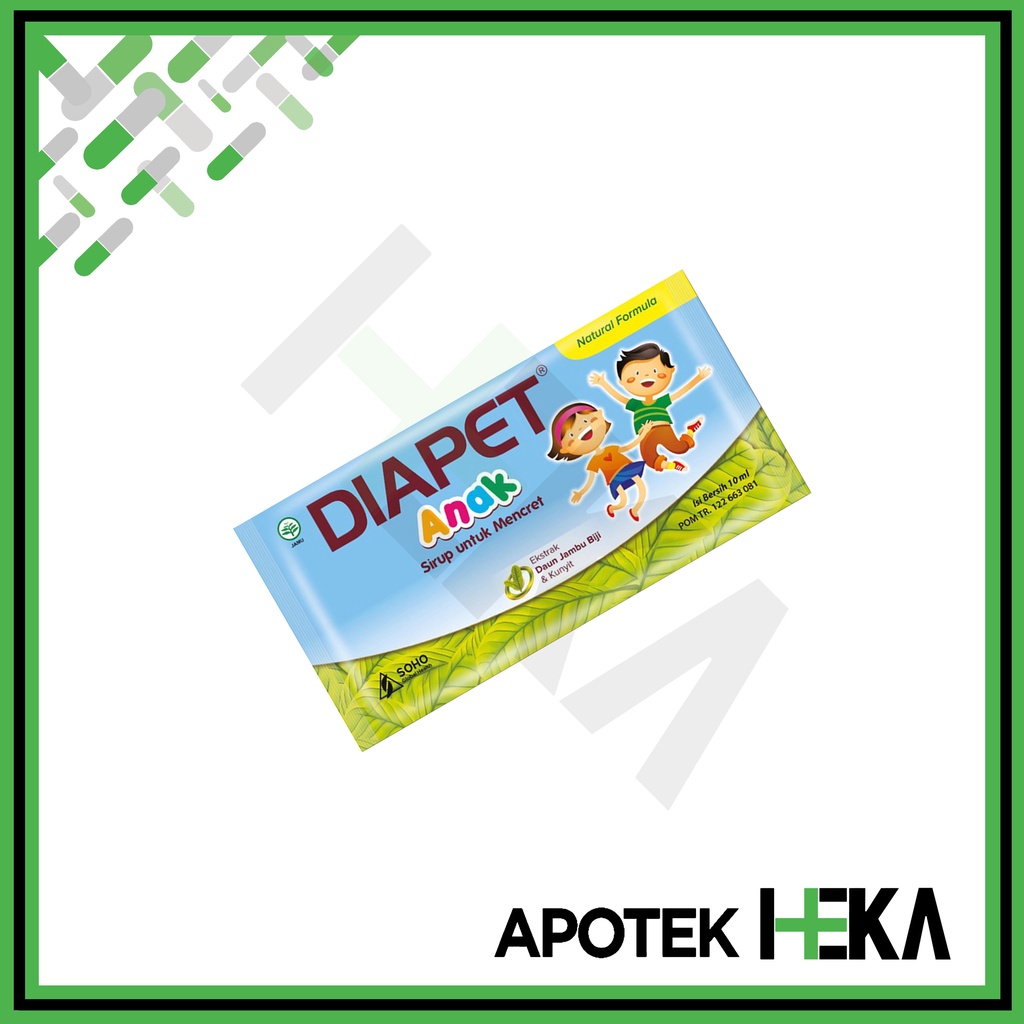 Diapet Anak Sachet 10 ml  - Obat Mencret Diare Anak (SEMARANG)