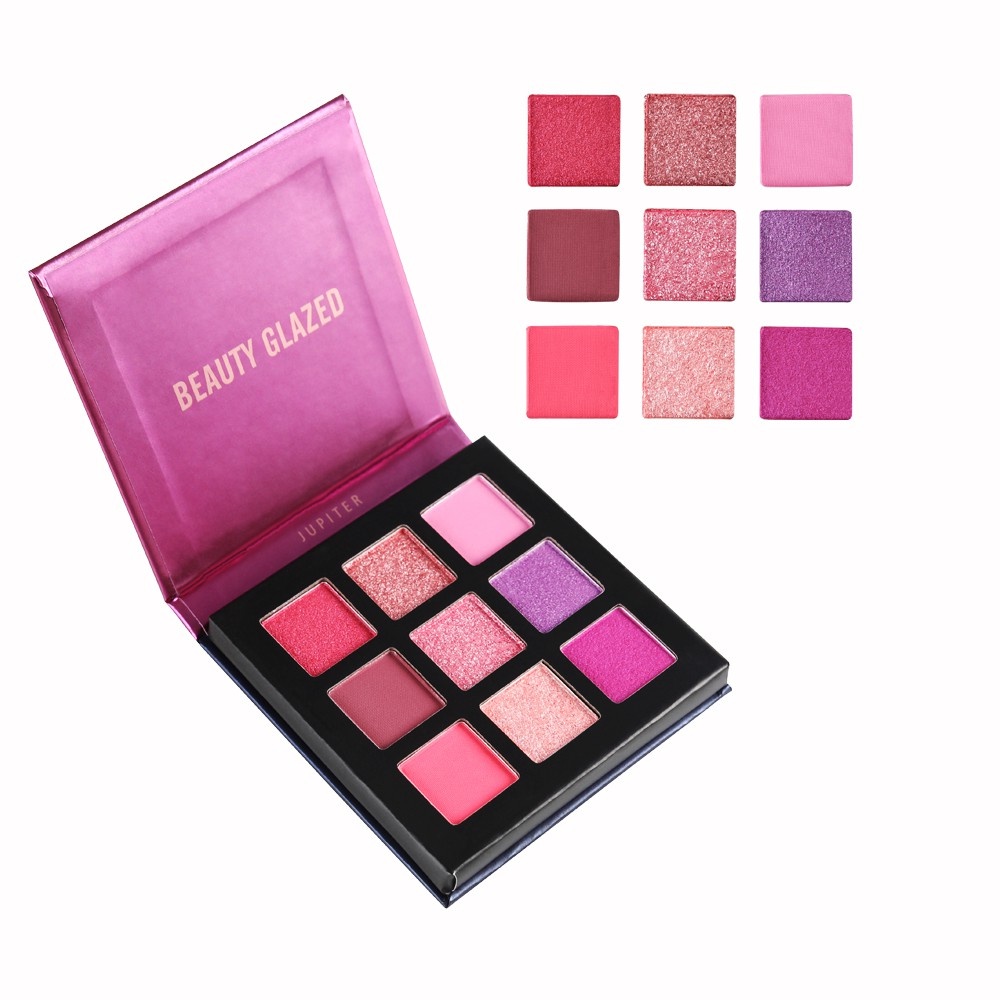 Beauty Glazed Eyeshadow Palette 9 Warna Lengkap  Makeup Mata Kosmetik Kecantikan Wanita